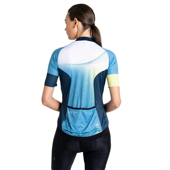 Regatta Womens/Ladies Stimulus AEP Full Zip Cycling Jersey (Niagara Blue)