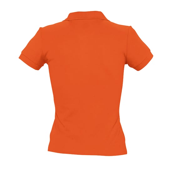 SOLS Vrouwen/dames Mensen Pique Korte Mouw Katoenen Poloshirt (Oranje) - Image 3