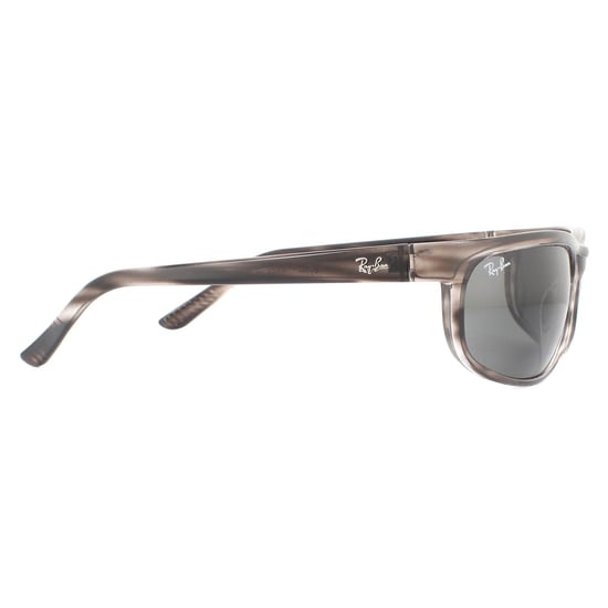 Ray-Ban Sunglasses Predator II RB2027 6430B1 Striped Grey Havana Dark Grey