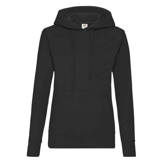 Fruit of the Loom Klassieke Dames Fit Sweatshirt Met Capuchon (Zwart) - Image 1