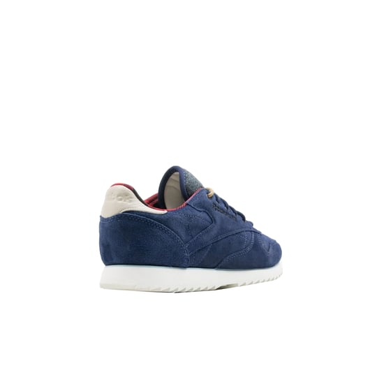 Reebok ZAP CL Outdoor Lace Up Blue Suede Leather Womens Trainers AQ9777