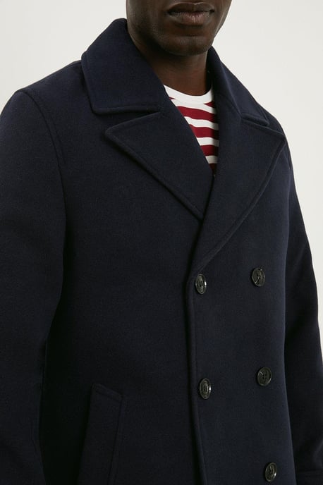 Signature Wool Blend Peacoat