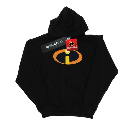 Disney Boys The Incredibles Costume Logo Hoodie (Black)