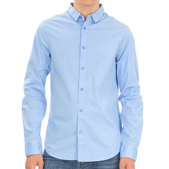 Armani Exchange Men Shirt Full sleeve Light Blue - Image 1