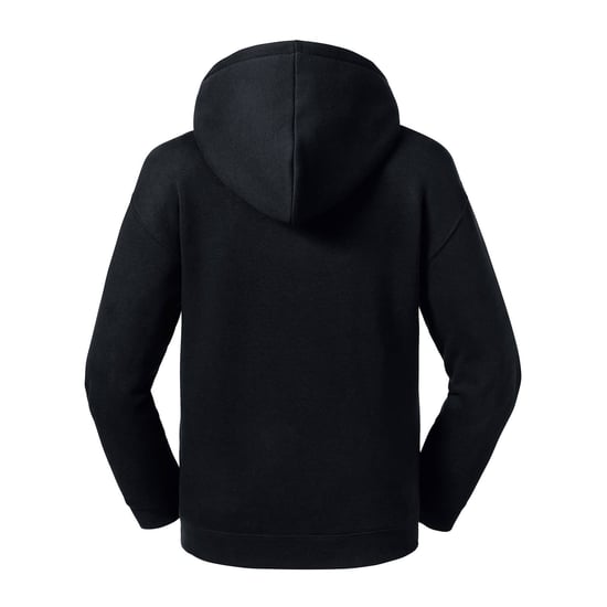 Russell Childrens/Kids Authentic Hooded Sweatshirt (Black) - Image 2