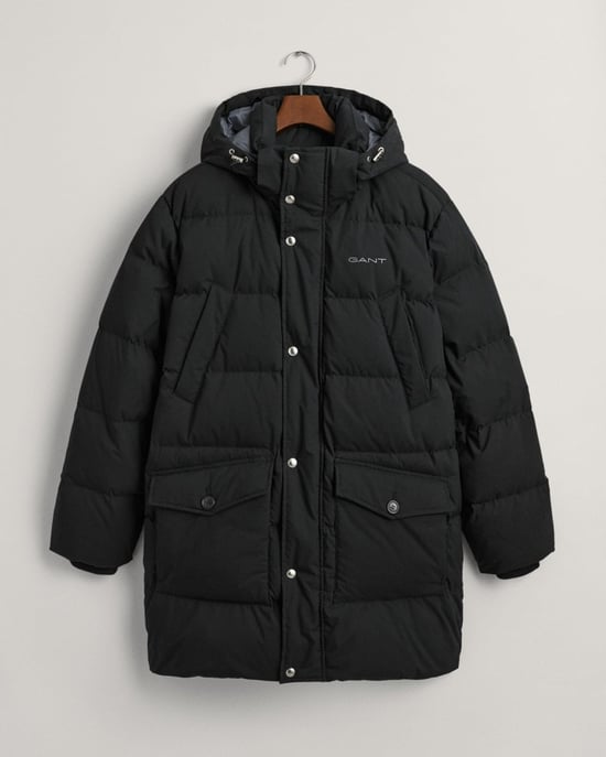 GANT Long Alta Mens Hooded Down Jacket
