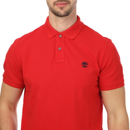 Men's Timberland Millers River Polo Shirt in Red