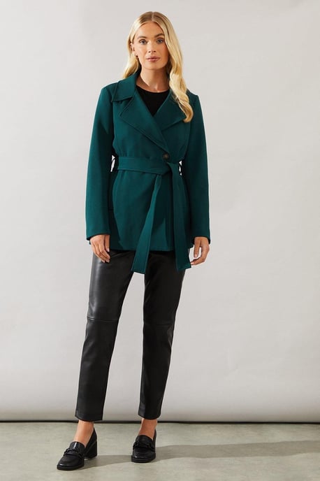 Wallis Berry Coat Womens Smart Jackets & Coats - Image 2