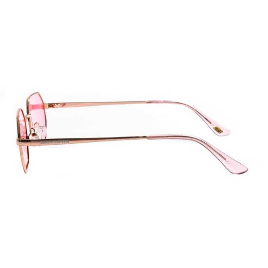 Women's polarized metal sunglasses with hexagonal shape SE6273S Skechers