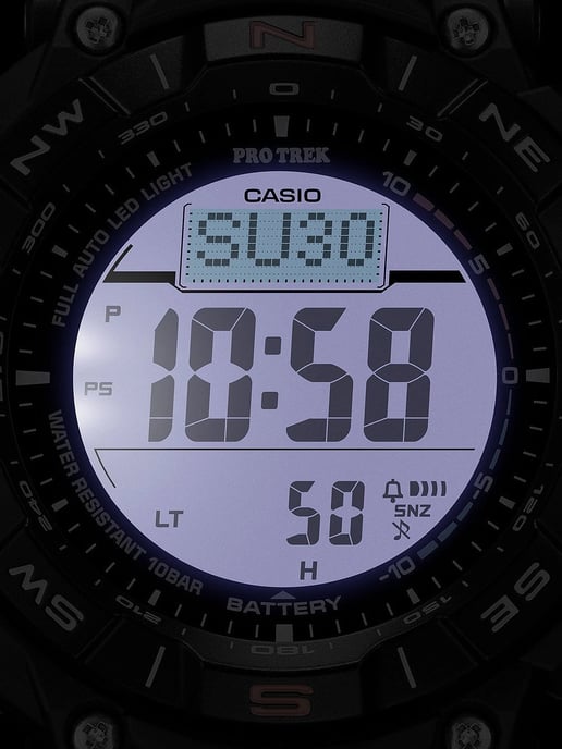 Casio Protrek Men's Black Watch PRG-340-1ER - Image 4