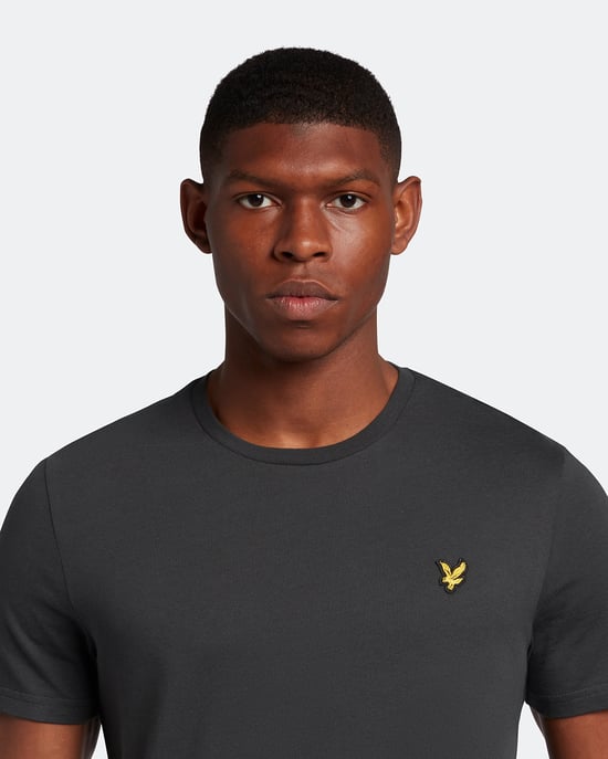 Lyle & Scott effen T-shirt in grijs - Image 4