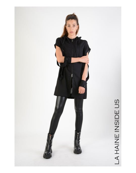 La Haine Inside Us Vest Woman's Black - Image 2