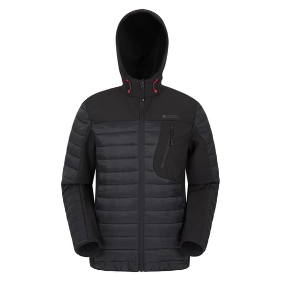 Mountain Warehouse Heren Turbine II gewatteerd Soft Shell jack (Zwart) - Image 1