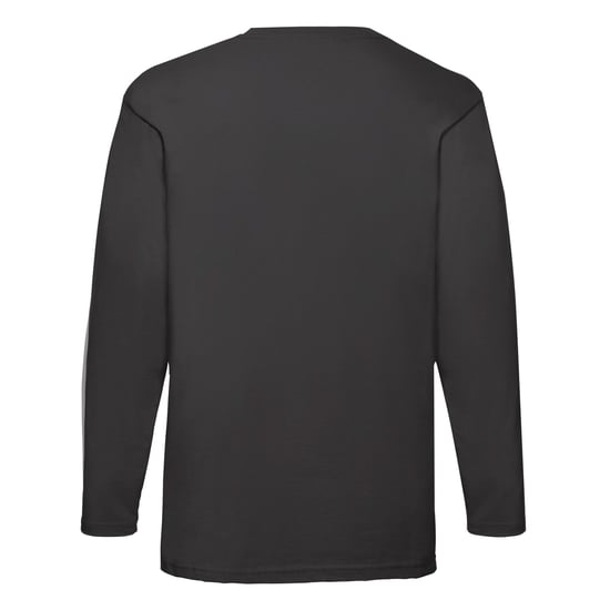 Fruit of the Loom Unisex Adult Valueweight T-shirt met lange mouwen (Zwart) - Image 2