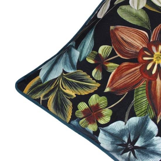 Evans Lichfield Midnight Garden Floral Rectangular Cushion Cover - Image 4