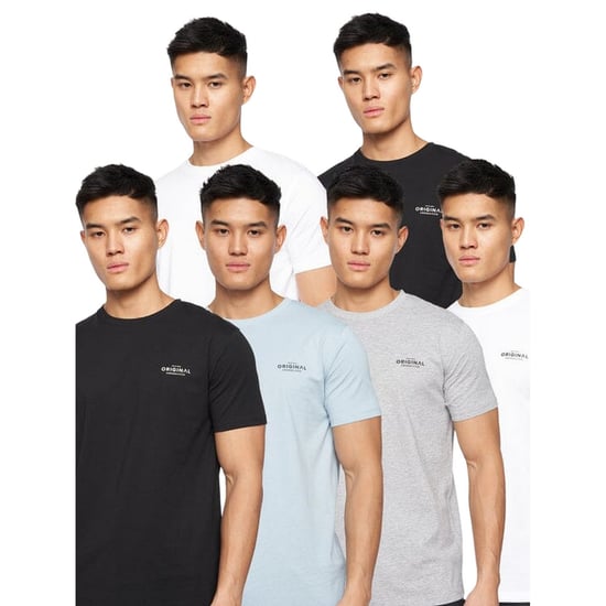 Crosshatch Mens Shivron T-Shirt (Förpackning med 7 st) (Flerfärgad) - Image 1