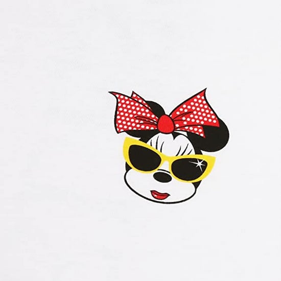 Disney Womens/Ladies Timeless Minnie Mouse Oversized T-Shirt (White/Black/Pink)