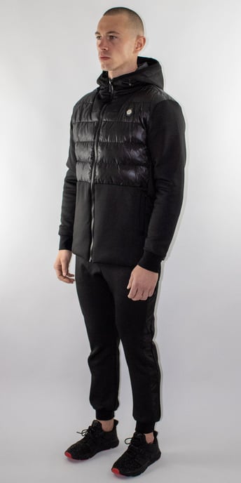 Mens D-Rock Tracksuit Set Padded Jacket and Cuffed Bottom