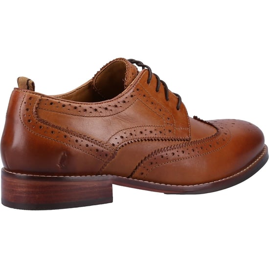 Hush Puppies Natalia Leren Damesschoenen Tan Brogues - Image 2