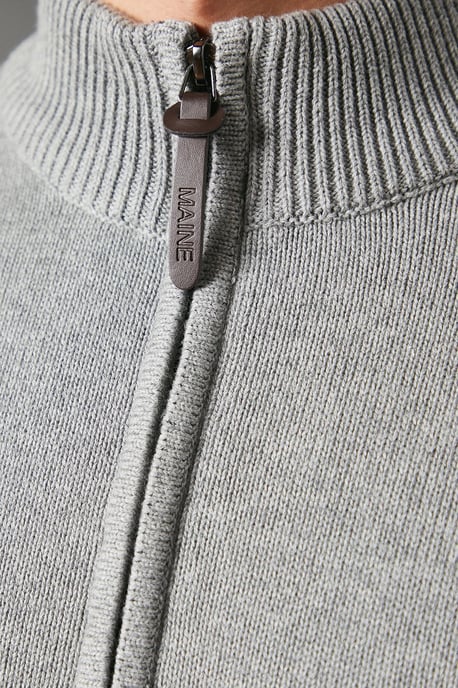 Premium Pure Cotton Half Zip Funnel Jumper