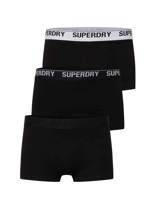 Boxershorts Superdry Heren Pak van 3 Unlimited-Logo - Image 1