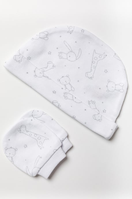 Bunny Print Cotton 5-Piece Set