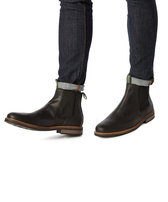 Barbour Mens Farsley - Natural Sole Chelsea Boots