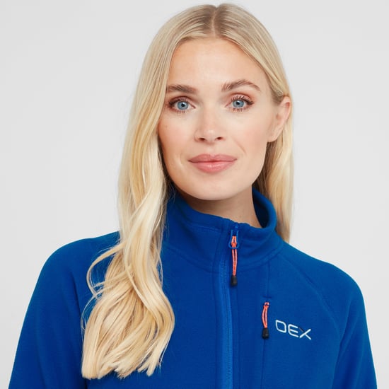 OEX Women's Ardmore Half Zip Fleece with Chest Pocket, Warm & Lightweight Mid-layer