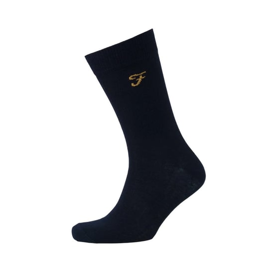 Farah Mens Falton Randiga Strumpor (Förpackning med 3) (Svart/Vit) - Image 4