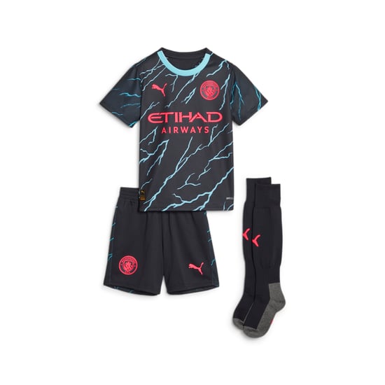 PUMA Kids Unisex Manchester City 23/24 Third Minikit