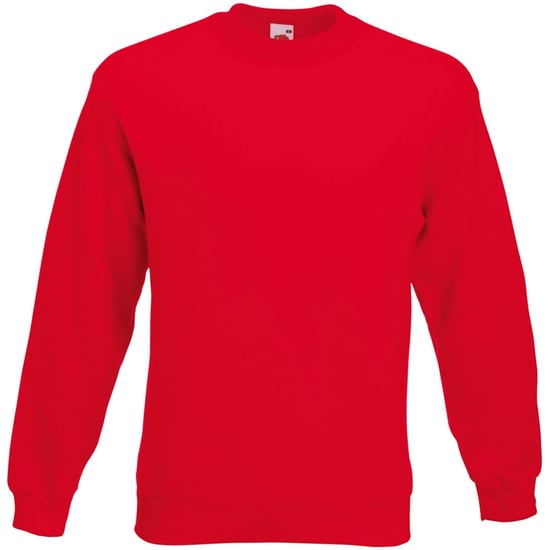 Fruit Of The Loom Mens Set-In Belcoro® Yarn Sweatshirt (Red) - Image 1