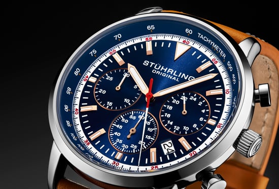 Monaco Chronograph with Tachymeter Quartz 3986L 44mm Watch