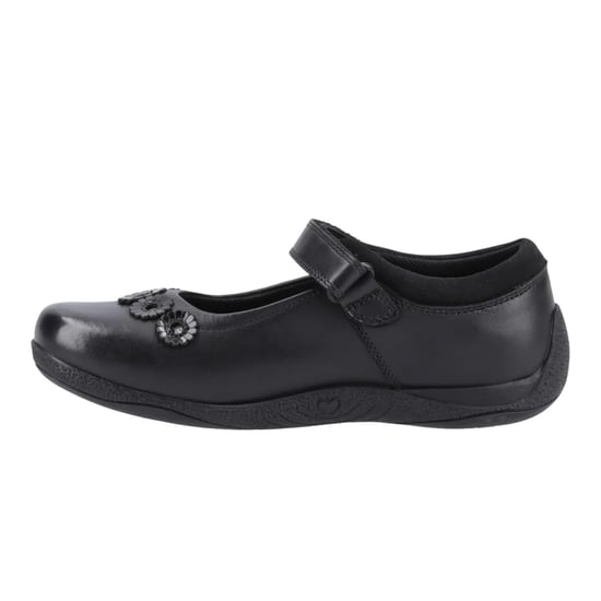 Hush Puppies Meisjes Christina Leren Schoolschoenen (Zwart) - Image 3