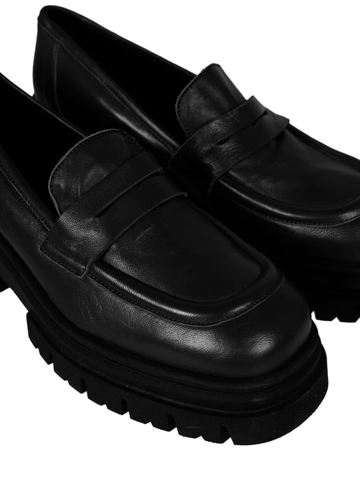 Rebel Queen by Liu-Jo Loafersy Woman's Black - Image 5