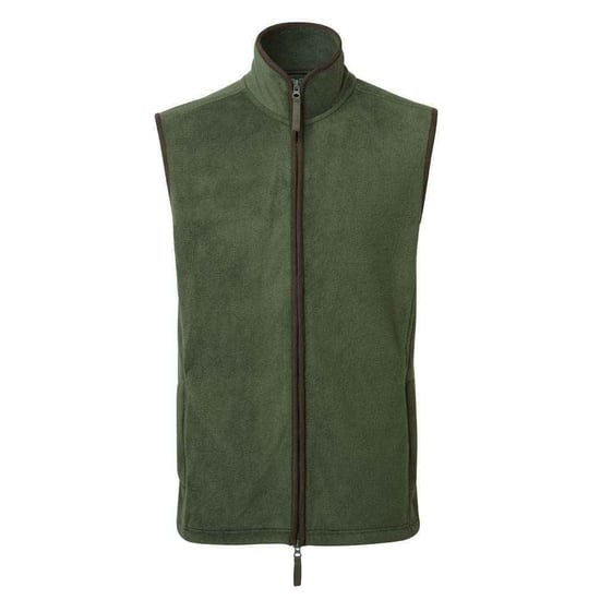 Premier Heren Artisan Fleece Gilet (Mosgroen/bruin) - Image 1