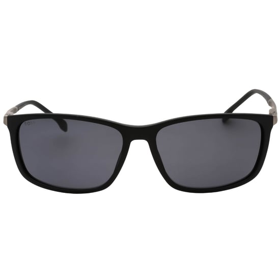 Hugo Boss Grey Lens Matte Black Sunglasses