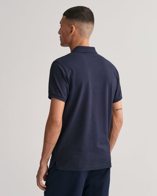 Gant Slim Shield Pique Polo Shirt - Image 2