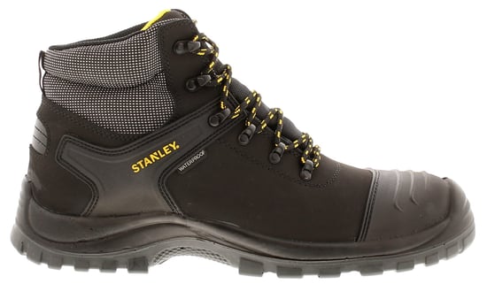Stanley Mens Safety Boots Rchmond Leather Lace Up black