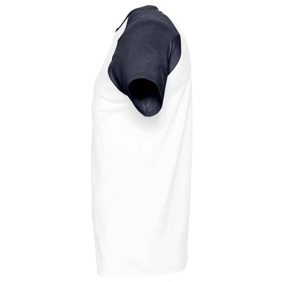 SOLS Unisex Funky Raglan T-shirt voor volwassenen (Wit) - Image 3