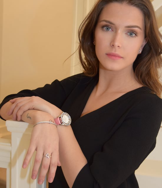 Orphelia Women's 925 Sterling Silver Bracelet - Silver/Rose ZA-7399 - Image 5