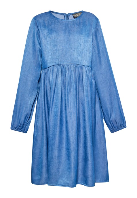 Dreimaster Dress light blue denim - Image 1