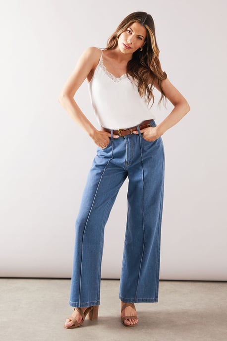Lace Trim Viscose Cami