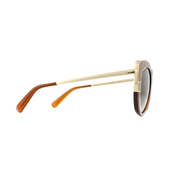 Salvatore Ferragamo Sunglasses SF890S 210 Crystal Brown Grey Gradient