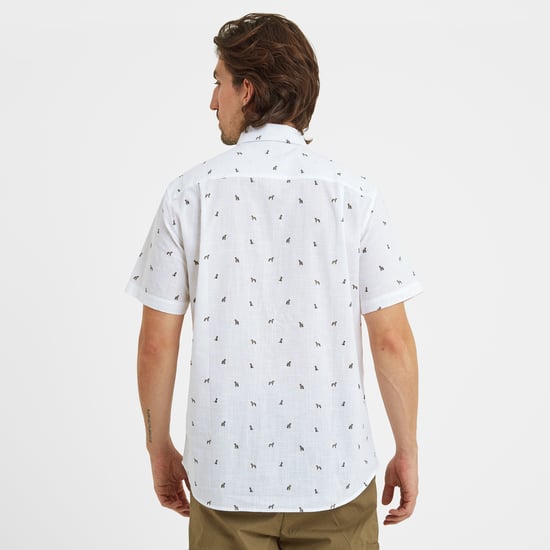 Floyd Mens Short Sleeve Shirt Optic White