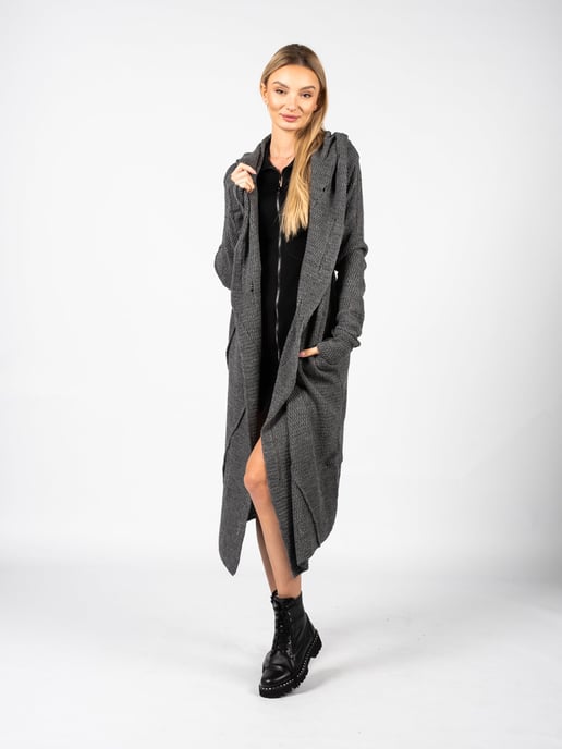 La Haine Inside Us Cardigan Unisex Woman's Grey