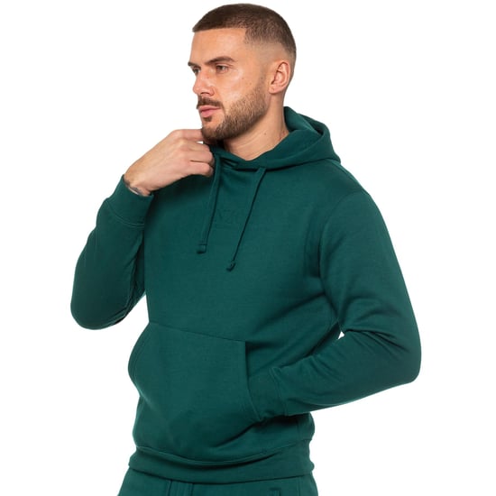 Enzo | Mens Pullover Hoodie - Green - Image 2