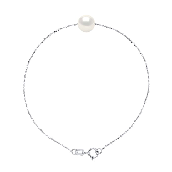 DIADEMA - Bracelet - Real Freshwater Pearls - Silver
