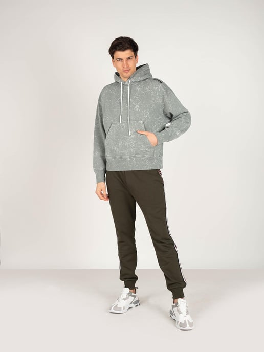 MSGM Sweatshirt Tie-Dye Men's Grey - Image 2