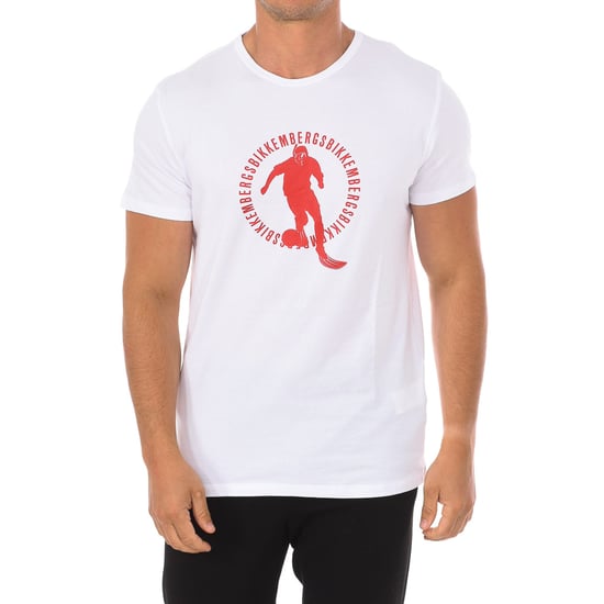 PUPINO men's short-sleeved round neck T-shirt BKK1MTS02 - Image 1