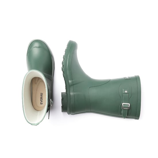 EVER AU Women Penguin Mid-Calf Gumboots - Olive